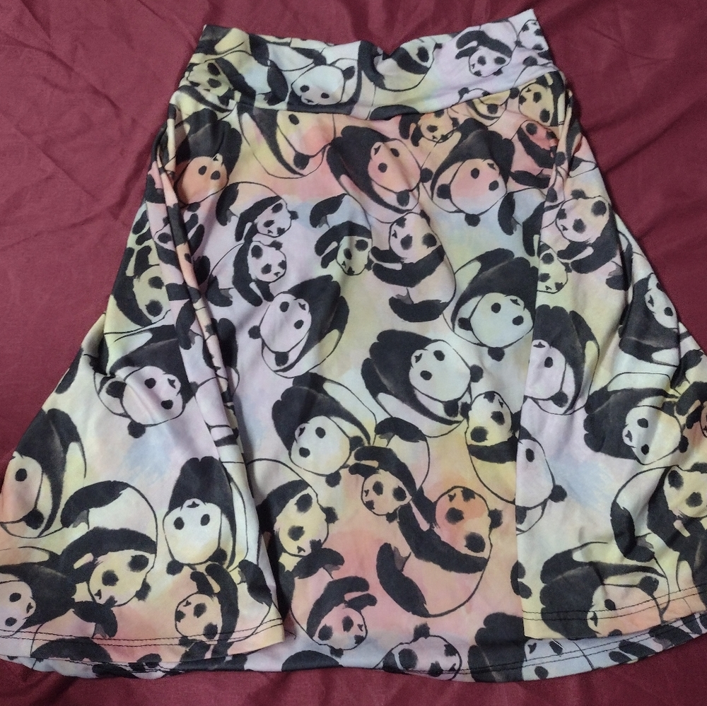 LuLaRoe panda skirt sz 10 girls